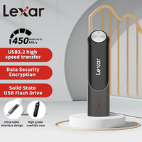 Lexar JumpDrive P30 asli, stik PC USB 3.2 Gen 1 kecepatan tinggi 450 MB/s USB Flash Drive 128GB 256GB 512GB 1TB memori