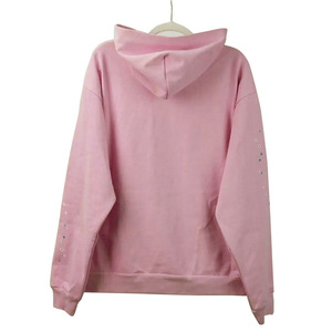 1:1 Yüksek Kaliteli 420 gram Geometrik Örümcek Ağı Desenli Gotik Sokak Giyim Tarzı Ağır Kalın Kapüşonlu Sweatshirt Erkekler İçin - Product Image 6