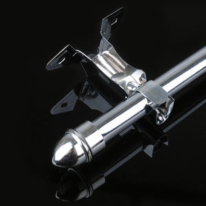 Support de serrage réglable en acier inoxydable chromé <span class=keywords><strong>pour</strong></span> fixation de tuyau/tige | Pince en métal robuste - Product Image 3