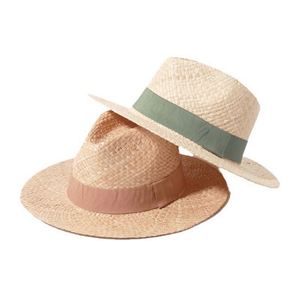 Sombrero Panamá de Paja al por Mayor, Sombrero Fedora de Paja Natural de Ala Ancha para Hombre, Sombrero de Sol para Playa de Verano - Product Image 2