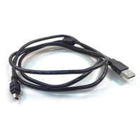 Kabel Data Charging 5Pin Mini B USB 2.0 Male untuk GoPro, Controller, MP3 Player, Dash Camera, GPS, Printer, PVC