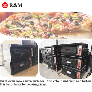 Horno para Pizza de 2 y 3 Niveles, 450, Comercial, a Gas y Eléctrico, de Piedra, Máquina para Hacer Pizza, Equipo para Pizzería y Restaurante - Product Image 3