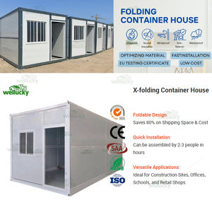 Maison conteneur pliable économique X Fold, maison modulaire portable pour logements post-guerres et zones touchées par des catastrophes - Product Image 4