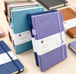 A5 Hardcover New Personalized Notebooks Productivity Paper Blanks <b>Diary</b> Notebook with Colourful Strap - Product Image 3