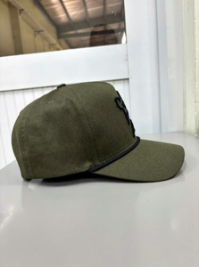 Gorra de Béisbol Personalizada de 5 Paneles, de Algodón Oliva, Precurvada, con Cuerda, Estilo Casual, Hip Hop, Urbano, para Adultos, Hecha en Vietnam - Product Image 3