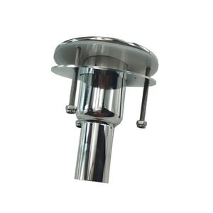 Échappement de chauffage au carburant en acier inoxydable avec joint, accessoires de quincaillerie marine courbés pour yacht, tuyaux d'échappement essentiels - Product Image 1