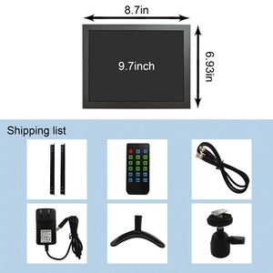 شاشة محمولة 10 بوصة 1024X768 10 بوصة إدخال Vga <span class=keywords><strong>Cvbs</strong></span> مع علبة معدنية سوداء - Product Image 5