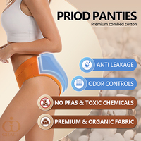 Offres Spéciales Culottes Menstruelles 4 Couches Sans PFAS, Biodégradables en Bambou, Anti-Odeur, Pour Femmes