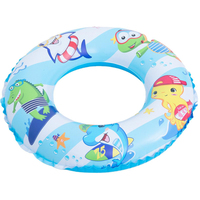 Bouée de natation pour enfants 24 pouces, personnalisée en PVC, gonflable pour piscine et plage, OEM personnalisé, été