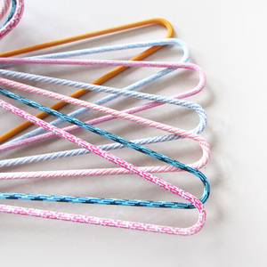 Multicolor Thin Household Balcony Laundry Drying Galvanized Steel Wire Metal Clothes <b>Hanger</b> - Product Image 5