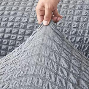 غطاء كنب بتصميم فقاعي جملة مقاوم للخدش، غطاء مقعد أريكة ذو ذراع سادة كبير قابل للتخصيص من السباندكس المرن - Product Image 3