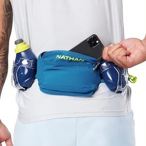 Cinturón de hidratación para correr con botella de agua de flujo rápido de 12 oz para hombres y mujeres, cinturón de carrera, portagéis, muestra gratuita - Product Image 4