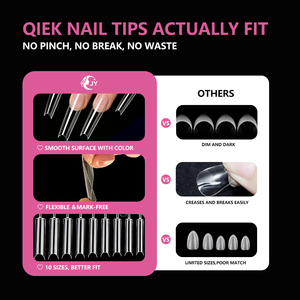 JIEYU PMMA/ABS <span class=keywords><strong>Uñas</strong></span> Postizas Personalizadas Hechas a Mano, Envío Directo, <span class=keywords><strong>Uñas</strong></span> <span class=keywords><strong>de</strong></span> Cobertura Completa Transparentes, Extensión <span class=keywords><strong>de</strong></span> <span class=keywords><strong>Uñas</strong></span> Larga para Principiantes y Entusiastas <span class=keywords><strong>de</strong></span> las <span class=keywords><strong>Uñas</strong></span> - Product Image 6