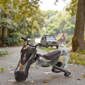 Skuter Drift Bermotor Bensin 3 Roda Mini Skuter Drifting dengan 3 Roda PU Trike Drift Elektro Luar Ruangan - Product Image 3