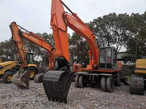 Excavatrice sur pneus d'occasion HITACHI EX160WD Prix avantageux Excellentes performances Excavatrice sur pneus d'occasion HITACHI à vendre - Product Image 4
