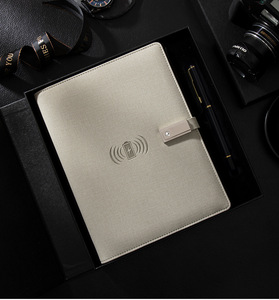 Bloc-notes de chargement sans fil pour ordinateur portable A5 avec câble et batterie externe - Product Image 3