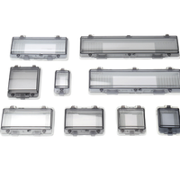 IP67 étanche Transparent Contact Protection 4 voies interrupteur boîte de Distribution boîtier PC électrique fenêtre capot couverture pour