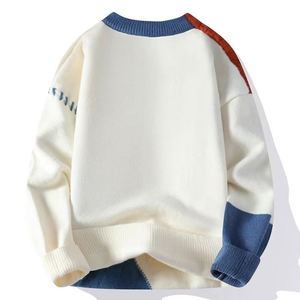 Suéter de punto cálido para hombre de otoño e invierno, Sudadera de cuello alto a la moda, ropa de calle, suéter informal para hombre - Product Image 5