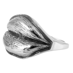 yunnique Unisex <b>Titanium</b> Steel <b>Ring</b> Silver Geometric Design Punk Style Fashion Jewelry Gift - Product Image 5