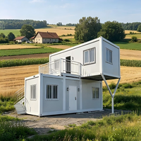 Maison conteneur mobile personnalisée, mini-maison préfabriquée, cabane modulaire pour événements extérieurs, camping, usage temporaire