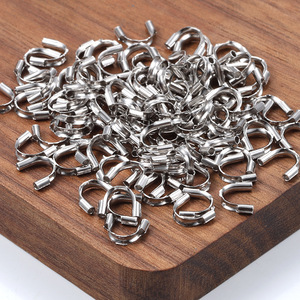 Vaccumm Plating Fashion Stainless Steel U-shaped Connection Buckle Wire Guard for DIY <strong>Jewelry</strong> Bracelet Making Necklace <strong>Supplies</strong> - Product Image 2
