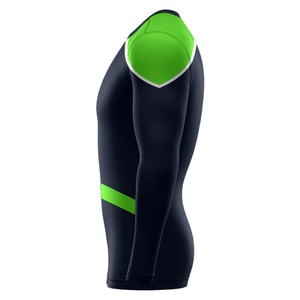 เสื้อรัดกล้ามเนื้อผ้าโพลีเอสเตอร์ผสมสแปนเด็กซ์แบบเรียบไม่มีลาย - Product Image 6