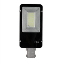 Lampadaire solaire LED intégré haute puissance 200W étanche IP65 avec capteur et angle de projection réglable