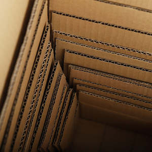 Mobiele herbruikbare recyclebare golfkartonnen stevige dozen, opvouwbaar en aanpasbaar voor cadeau- en knutselopslag en -transport - Product Image 5