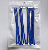LMG 24in (610mm) Attaches torsadées en caoutchouc de silicone réutilisables Attache de câble pliable tout usage pour câbles électriques industriels