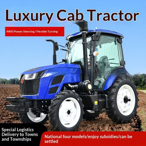 Tracteur à quatre roues avec excavatrice, machine à labourer pour terres agricoles, vergers, serres, machine rotative à double usage pour le sol - Product Image 1