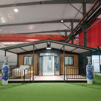 Maison préfabriquée extensible de 20 pieds, cabane d'hôtel portable pour l'hébergement touristique