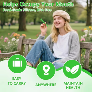 Kaubarer ätherischer Öl-Atems tift Kaubare Entlüftung Beenden Sie die tragbare Raucher entwöhnung mit Pfefferminze für die Aroma therapie - Product Image 5