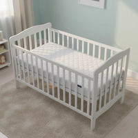 Lit bébé Skylee 4D, nid d'air lavable, matelas bébé en POE, couverture respirante en coton, matériau respirant en polymère POE