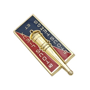 شارة معدنية إنتاج مخصص نمط رياضي علامات نمط الأعمال متعددة الألوان عملية الطلاء الكهربائي يأتي مع دبوس حصري - Product Image 2