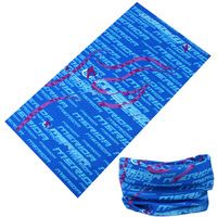 Bandana Olahraga Luar Ruangan Murah, Anti Angin, Bernapas, Cepat Kering, Penutup Leher Multi-Warna, Bahan Poliester, Penutup Kepala
