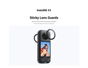 Original para Stock ahora X3 Sticky Lens Guards Protector para <span class=keywords><strong>Insta</strong></span> <span class=keywords><strong>360</strong></span> <span class=keywords><strong>ONE</strong></span> <span class=keywords><strong>X</strong></span> 3 Accesorios - Product Image 6