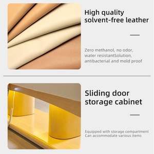 Concurrerende prijs gouden elektrische wimperbehandelings- en massagetafel, spa gezichtsbehandelingsstoel, massage beautybed - Product Image 4