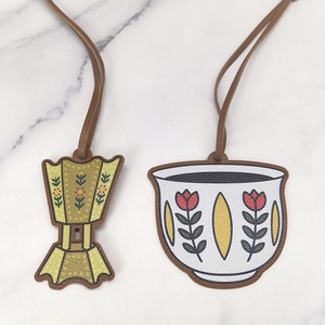 Regali Promozionali per la Festa Nazionale, Ciondolo Elegante per Borse, Charm Personalizzato in Pelle PU con Stampa UV - Product Image 5