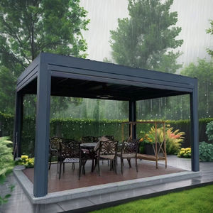 Ensemble d'arches extérieures en aluminium <span class=keywords><strong>pas</strong></span> <span class=keywords><strong>cher</strong></span> 3X3 Alluminio Bioclimatico <span class=keywords><strong>4X3</strong></span> <span class=keywords><strong>Pergola</strong></span> motorisée - Product Image 1