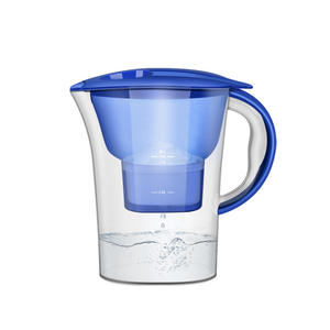 Carafe filtrante à eau 2,5 L grande capacité, filtration manuelle de l'eau du robinet pour usage domestique et cuisine - Product Image 1