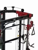 Ensemble d'équipements de musculation multifonctionnels en acier pour presse à bancs et rack à squats, cage de musculation, équipement de salle de sport commercial pour exercices de fitness unisexes