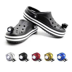 Venta caliente recargable impermeable Led Croc Night Walking senderismo y Camping Light Up Boy Girl zapatos para adultos