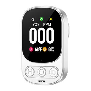 Monitor de CO para Uso Doméstico con Triple Función: Detector de CO, Medidor Climático y Altavoz - Product Image 1