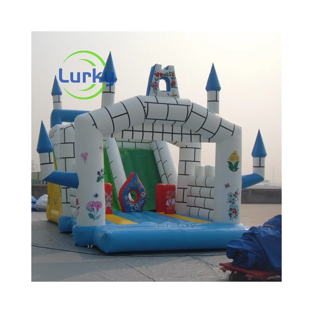 Commercial Customized Indoor Inflatable Water Park Slide Kids' Playground Bouncy Castle Inflatable Slide for Garden Occasions