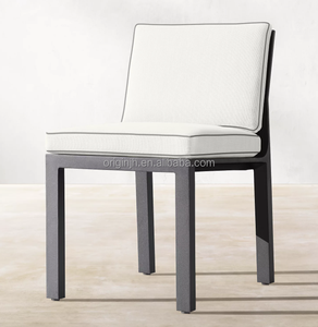 Ensemble de 8 chaises à manger en aluminium, le meilleur et confortable, table d'extérieur moderne, d'<span class=keywords><strong>angle</strong></span> - Product Image 4