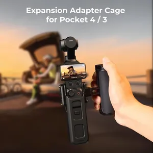 Pour DJI Osmo Pocket 4P 4 3 <span class=keywords><strong>SmallRig</strong></span> 6006 <span class=keywords><strong>Cage</strong></span> étendue avec rails NATO, filetages 1/4 "-20, cadre d'extension magnétique bidirectionnel - Product Image 3
