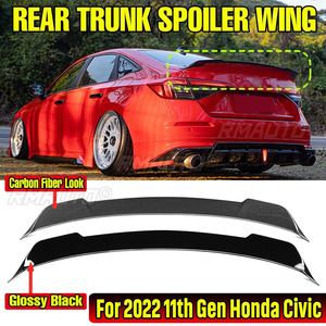 สปอยเลอร์หลังรถยนต์ทรง YF สำหรับ Honda Civic รุ่นที่ 11 แบบ 4 ประตู ปี 2022 ขึ้นไป ชุดแต่งสปอยเลอร์หลังแบบขยาย - Product Image 1