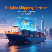Plans de livraison flexibles Fret maritime DDP Chine vers États-Unis avec LCL+Express, support 24/7 et assurance pour les besoins de fret import saisonnier