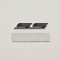 Lettres en métal 3D, logo SS, autocollant pour coffre arrière de voiture, emblème pour SS Sport Camaro Cavalier, accessoires