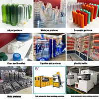 Machine de fabrication de bouteilles d'eau minérale en plastique semi-automatique, machine de soufflage de bouteilles en PET, machine de moulage par étirage-soufflage
